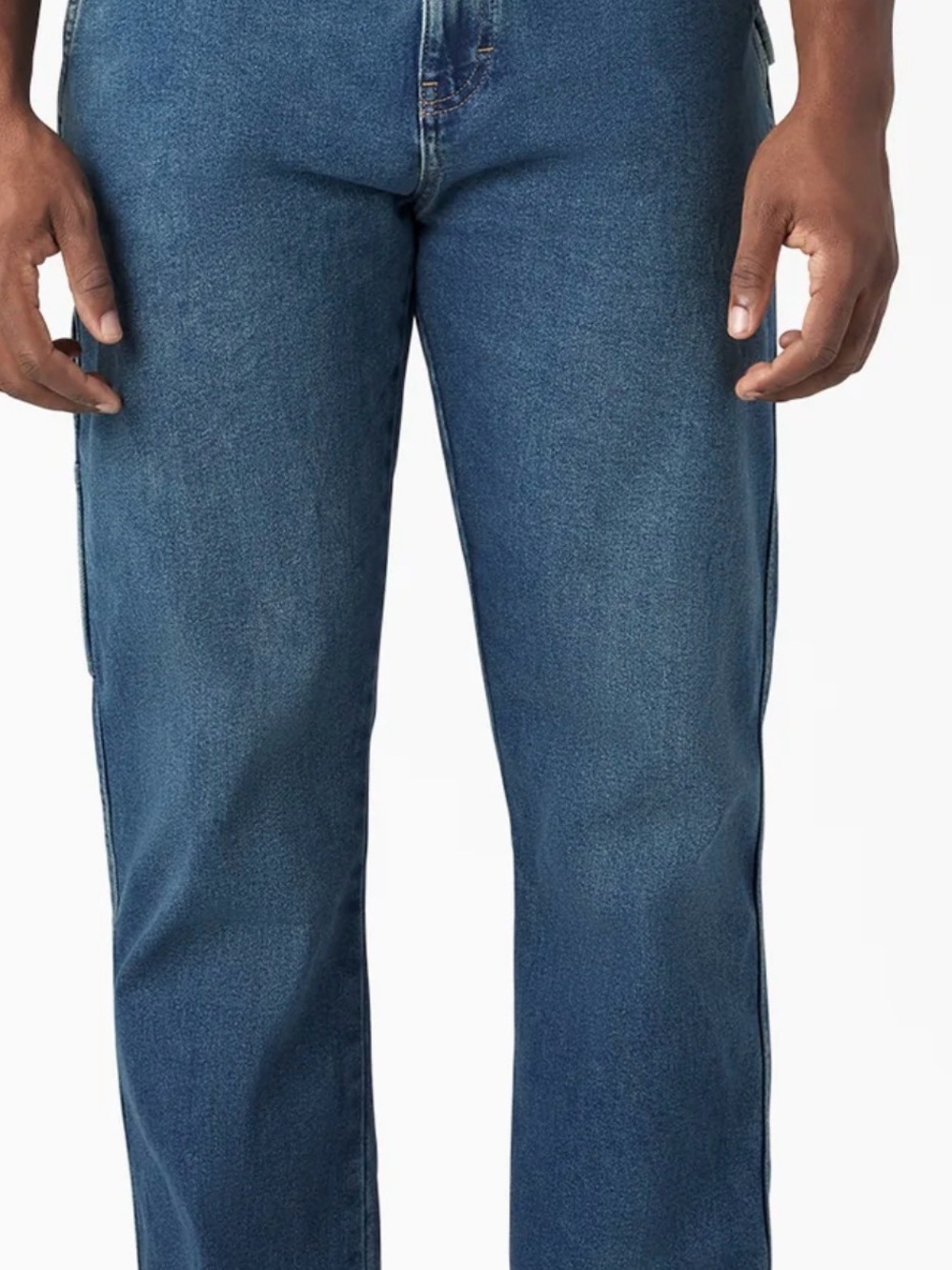 Dickies Relaxed Fit Jeans in Medium Blue Wash